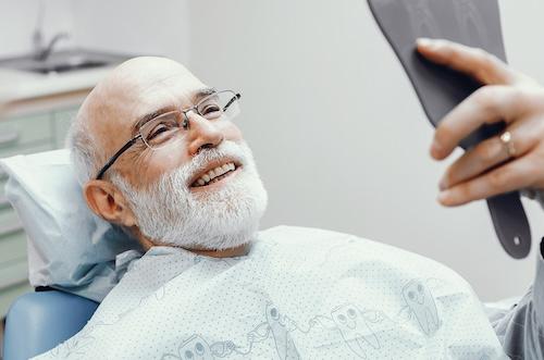 Patient ready to have dental implants at Pineview Dental in Columbia, MD